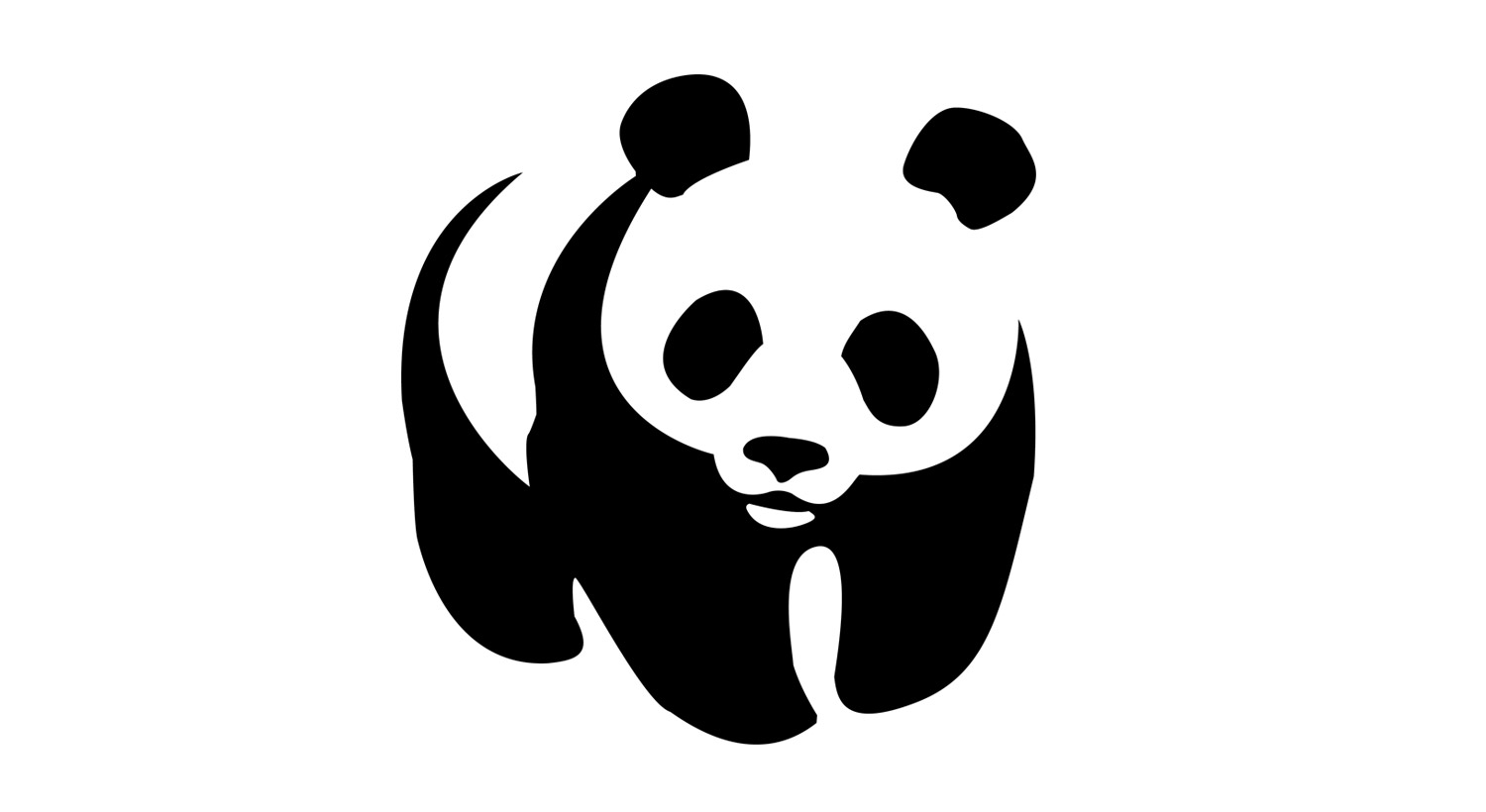 Clever use of gestalt priciple 'closure' in the WWF panda icon