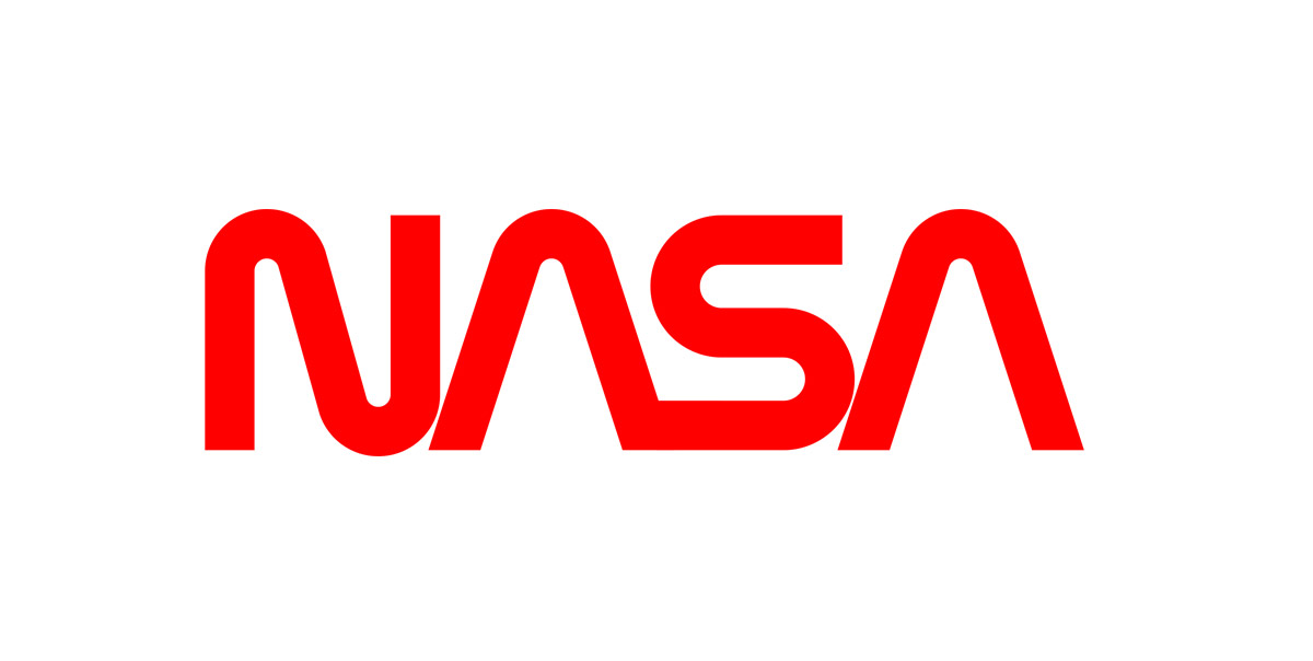 NASA Worm Logo - Red