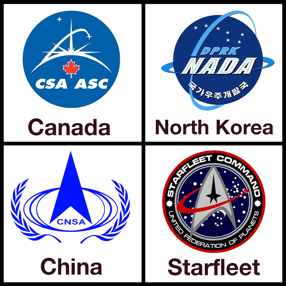 Similar space logos